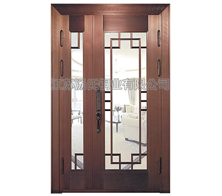 铜艺玻璃门,铜质纱门,别墅铜艺玻璃门,复古铜门,豪华铜质纱门